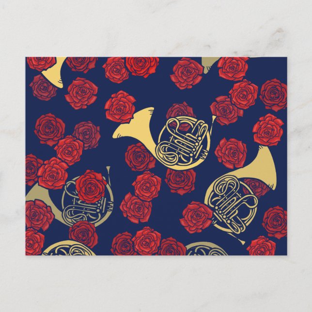 Cartão Postal Corno francês (Frente)