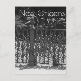 Cartão Postal Cornstalk Wdry Cerca De Ferro