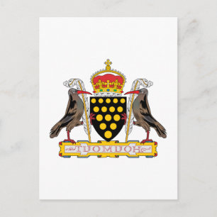 Cartão Postal Cornwall Casaco de Arms