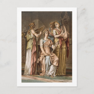 Cartão Postal Coro de Israelitas Mulheres, fantasias de "Esther"