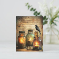 Coroa de Candlelit com Garrafas Anticas e Música F