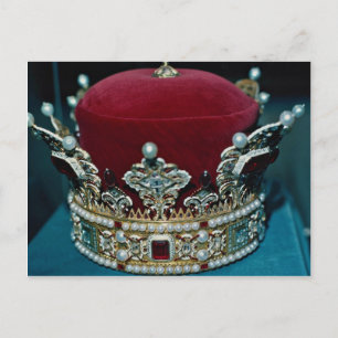 Cartão Postal Coroa de Royalty, Liechtenstein