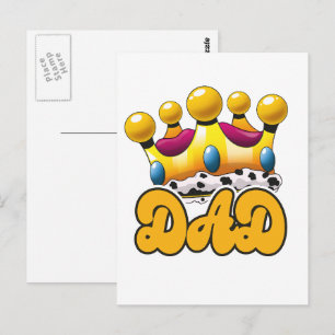 Cartão Postal Coroa do Rei Pai