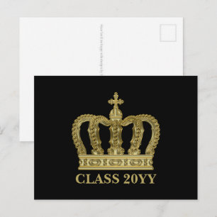 Cartão Postal Coroa Dourada - luxuosa real 1