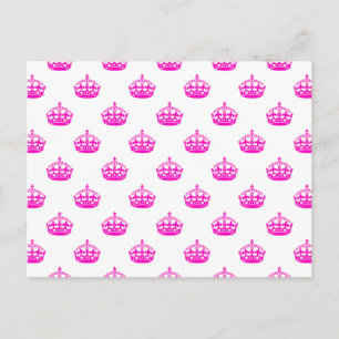 Cartão Postal Coroa Rosa