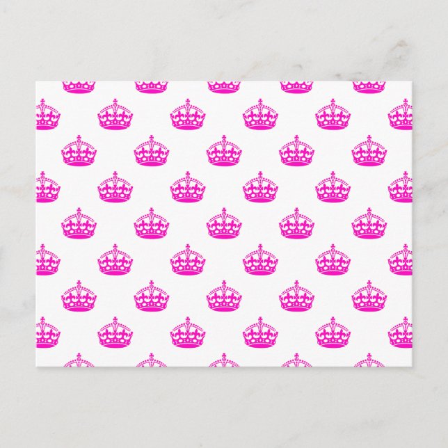 Cartão Postal Coroa Rosa (Frente)