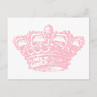 Cartão Postal Coroa Rosa
