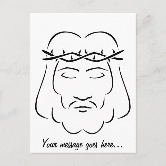 Cartão Postal Coroa Tribal de Thorns (Frente)