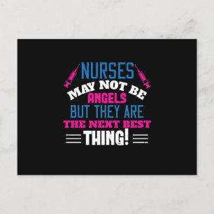 Cartão Postal Corona Enfermeiros - Enfermeiros Podem Não Ser Anj