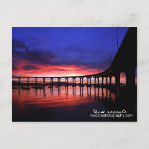 Cartão Postal Coronado Bridge Sunrise