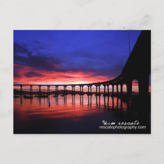 Cartão Postal Coronado Bridge Sunrise