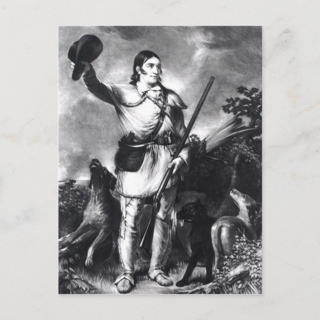 Cartão Postal Coronel Davy Crockett (Frente)