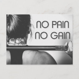 Cartão Postal Corpo Academia Motivacional Musculação