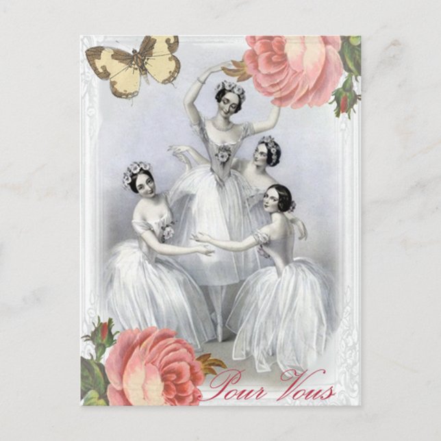 Cartão Postal Corpo de balé (Frente)