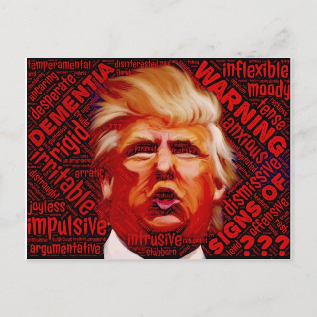 Cartão Postal Corpo de Trump (Frente)