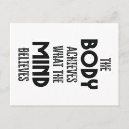 Cartão Postal Corpo e mente