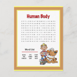 Cartão Postal Corpo Humano