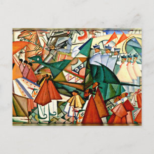 Cartão Postal Corpus Christi Procissão - Amadeo de Souza-Cardoso