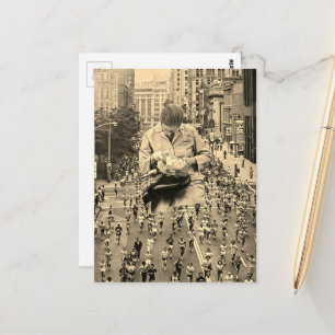 Cartão Postal Corra Rápido O Dentista Está Chegando Sepia