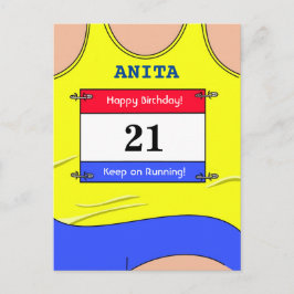 Cartão Postal Corredor Amarelo