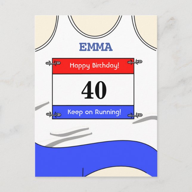 Cartão Postal Corredor Top Branco (Frente)