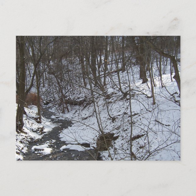 Cartão Postal Córrego nevado (Frente)