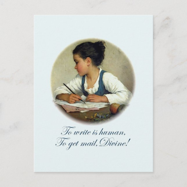 Cartão Postal Correio divino (Frente)