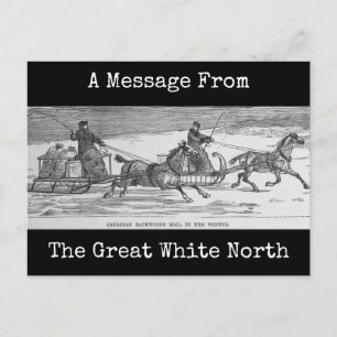 Cartão Postal Correio do sertão canadense