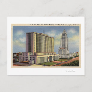 Cartão Postal Correio dos EUA, Prefeitura, & Edifício Federal
