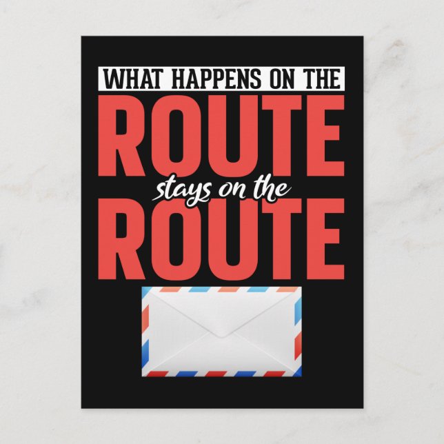 Cartão Postal Correio Funny Mail Carrier (Frente)