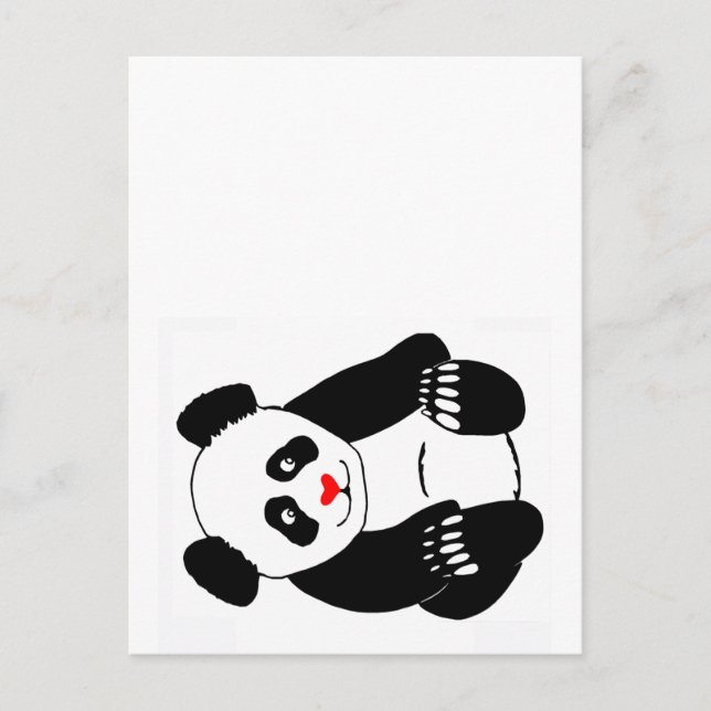 Cartão Postal Correio Panda (Frente)