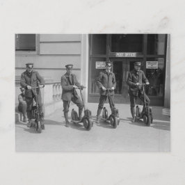 Cartão Postal Correio por Patinete