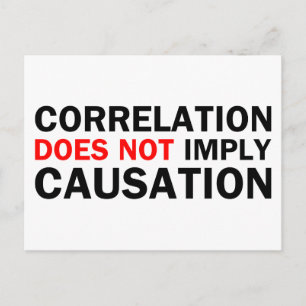 Cartão Postal Correlação Não Implica Nexo