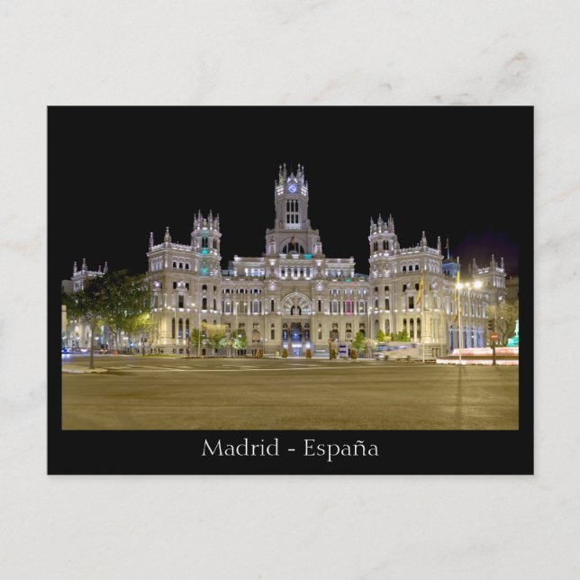 Cartão Postal Correo de Madrid, España (Frente)