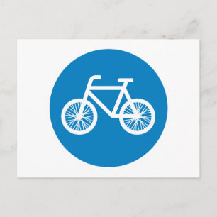 Cartão Postal Correr uma bicicleta