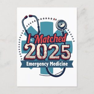 Cartão Postal Correspondi à Medicina de Emergência 2025