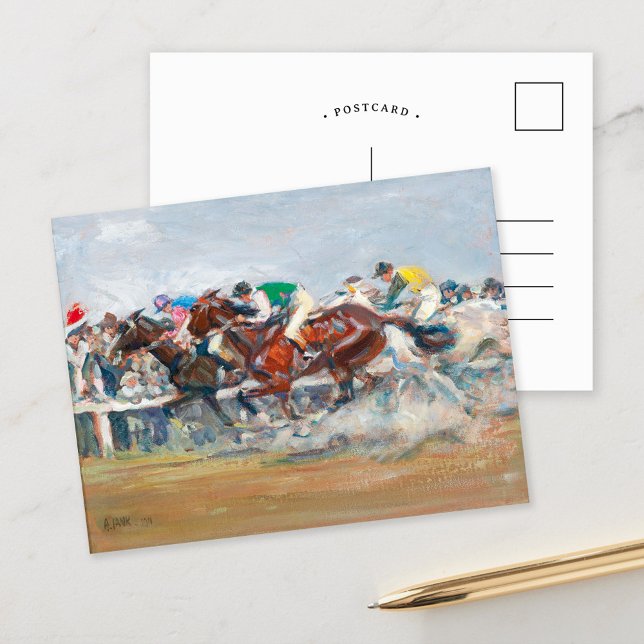 Cartão Postal Corrida de Cavalos | Angelo Jank (Criador carregado)