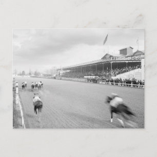 Cartão Postal Corrida de Cavalos em Nova Orleans, 1906