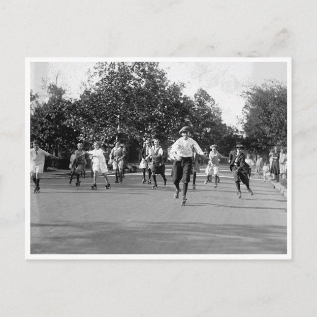 Cartão Postal Corrida de Rastreamento do Cilindro (Frente)