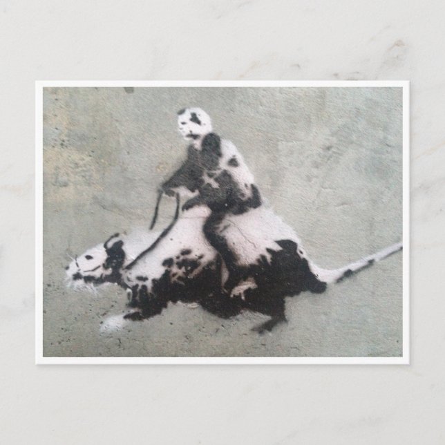 Cartão Postal corrida de ratos (Frente)