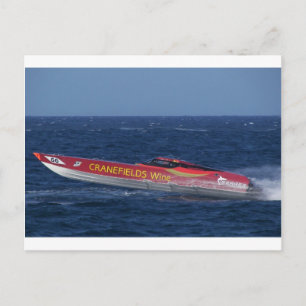 Cartão Postal Corrida em Powerboat Offshore