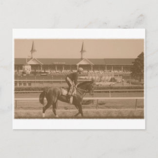 Cartão Postal Corrida Histórica de Cavalos