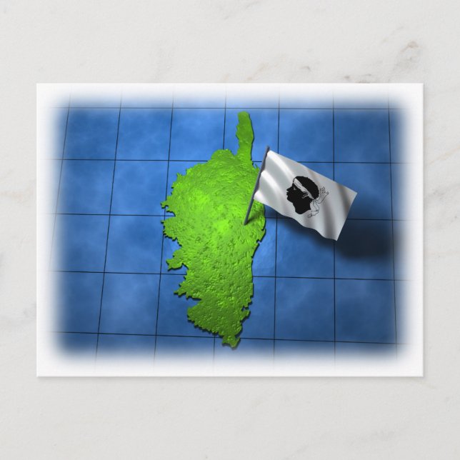 Cartão Postal Córsega com pavilhão próprio (Frente)