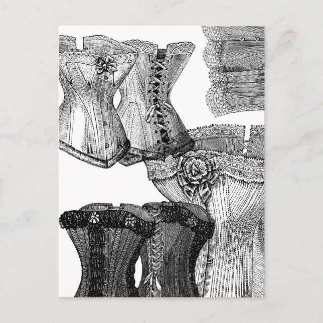 Cartão Postal Corsets e mais Corsets (Frente)