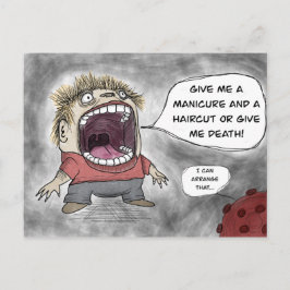 Cartão Postal Corte de cabelo ou morra!