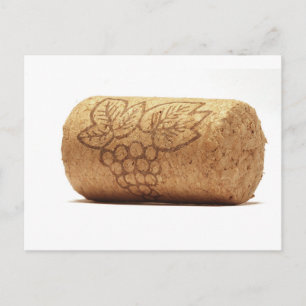 Cartão Postal Cortiça de vinho