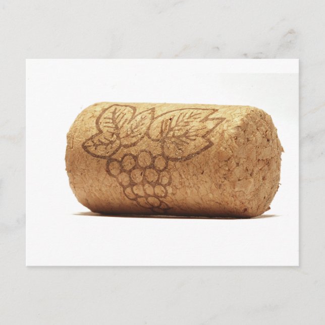Cartão Postal Cortiça de vinho (Frente)