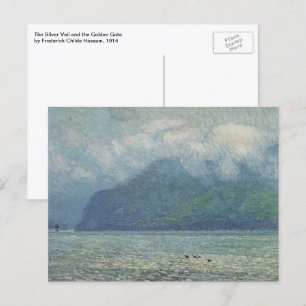 Cartão Postal Cortina de Prata e Portão Dourado de Childe Hassam