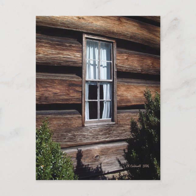 Cartão Postal Cortinas Brancas (Frente)