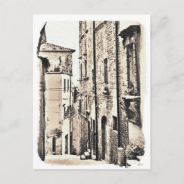 Cartão Postal Cortona Toscana Itália.